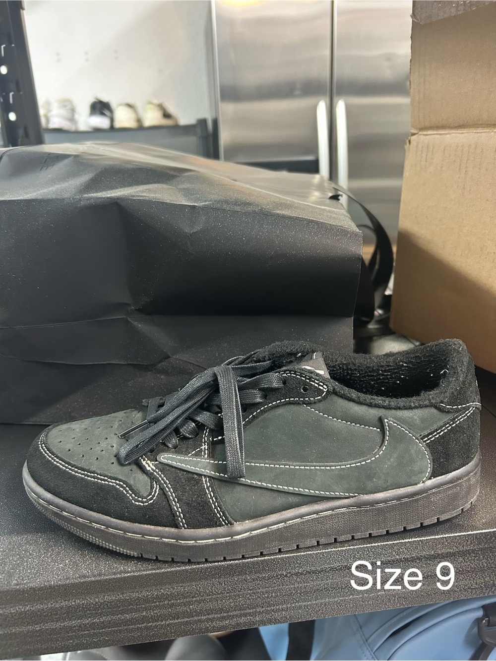 Nike Black Low-Top Suede Skate Sneaker